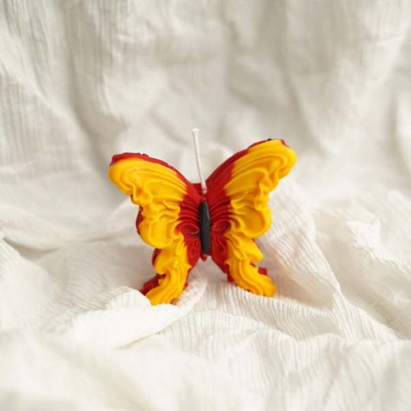Golden Butterfly Candle