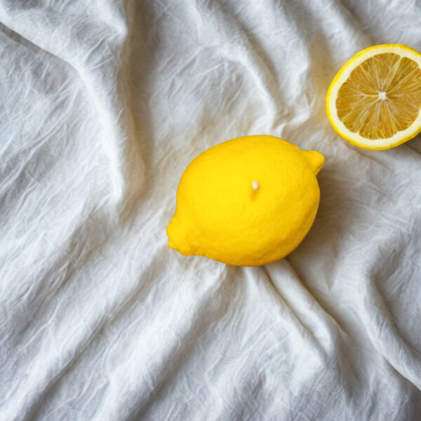 Scented Lemon Candle