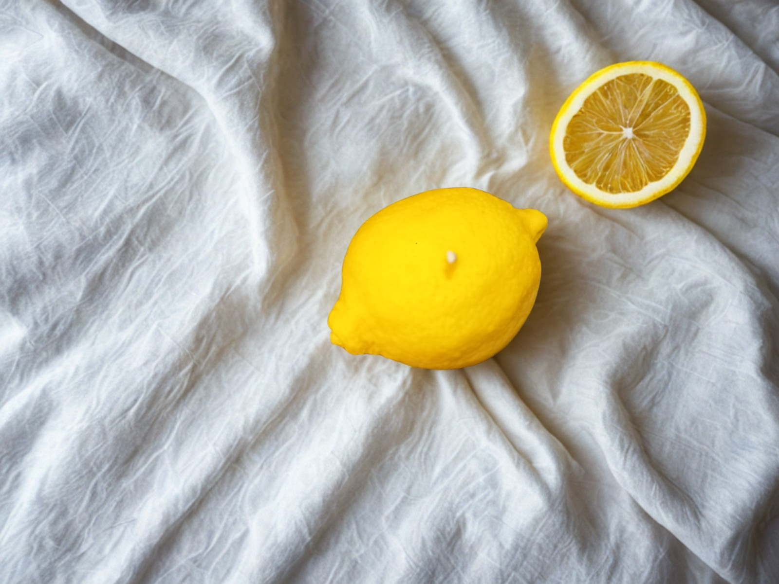 Scented Lemon Candle
