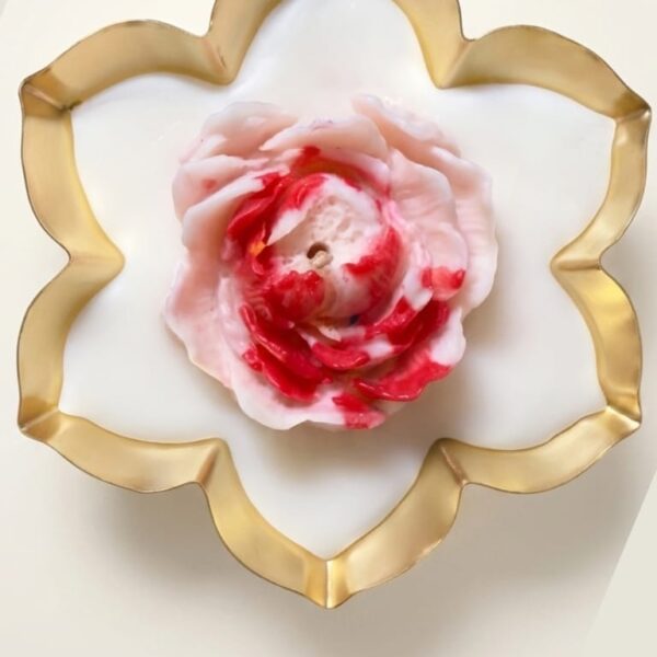 Pink Peony Lotus Urli