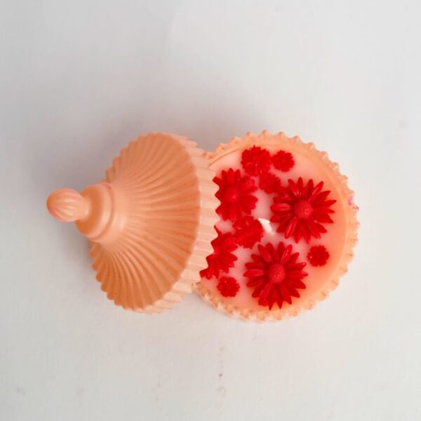 Peach Floral Dome Set