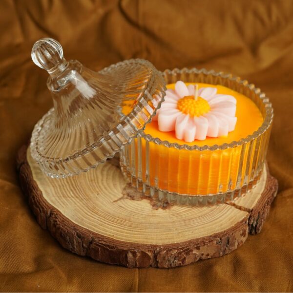 Daisy Crystal Dome Jar