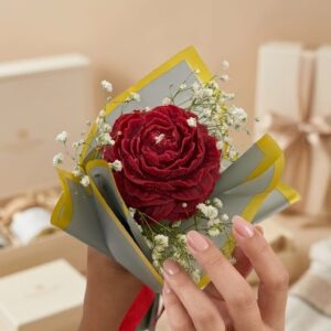 Peony bouquet Candle Gift Set