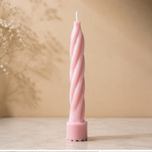 Ocean Twist Taper Candle